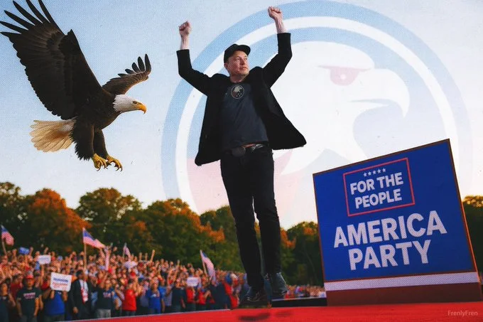 Tweet from @AmericaPartyX